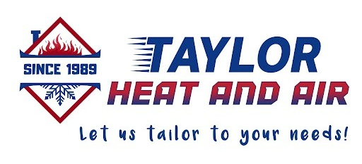 The logo for taylor heat and air says let us tailor to your needs