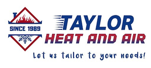 The logo for taylor heat and air says let us tailor to your needs
