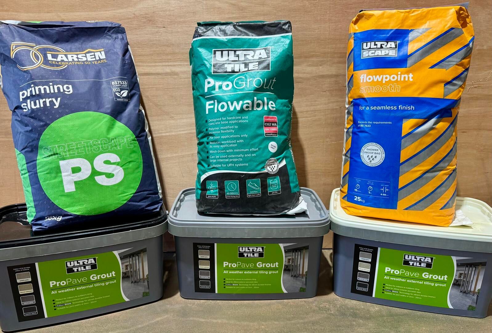 Paving ancillaries, including priming slurry, flowable grout and jointing compounds available in County Durham