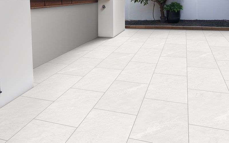Himalayan White Porcelain Paver in 900x600 available in County Durham
