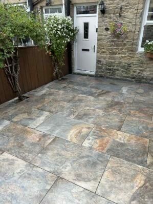 Rustic Slate porcelain paver in 900x600 available in County Durham