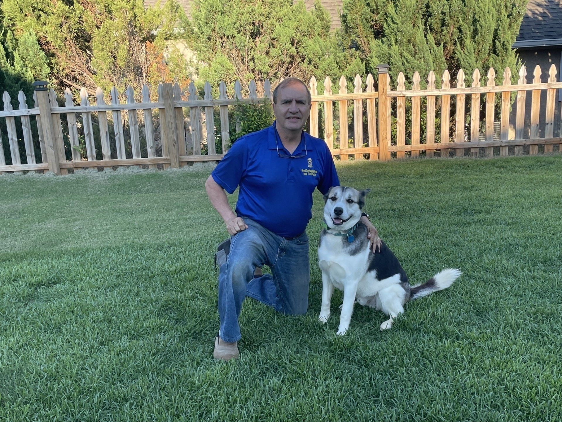 Nick Garrison With A Dog — Peachtree City, GA — Good Dog Happy Owner Dog Training LLC.