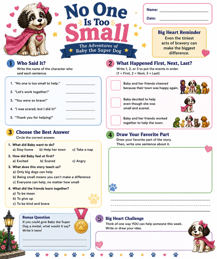 No One Is Too Small Story Review preview
