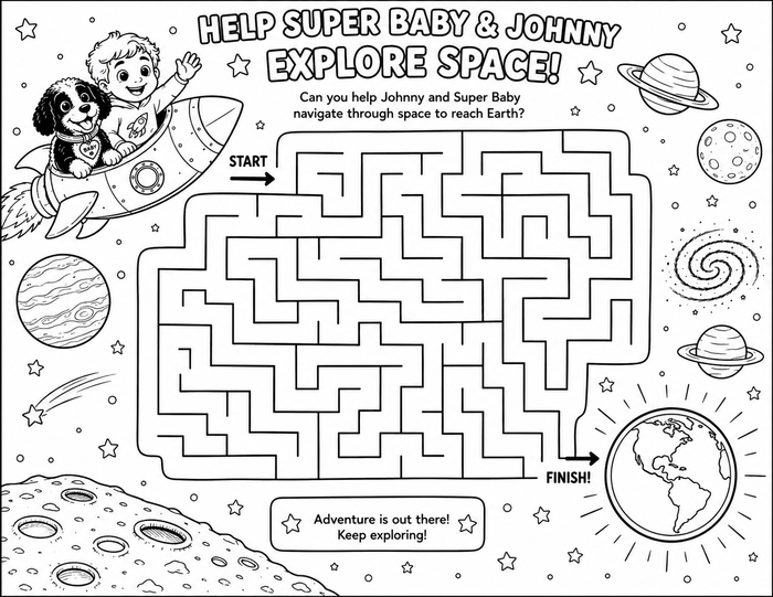 Explore Space Maze preview