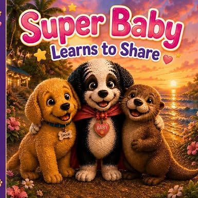Super Baby Learns to Share: A Children’s Story Inspired by Friendship, Kindness, and a Little River Otter. 