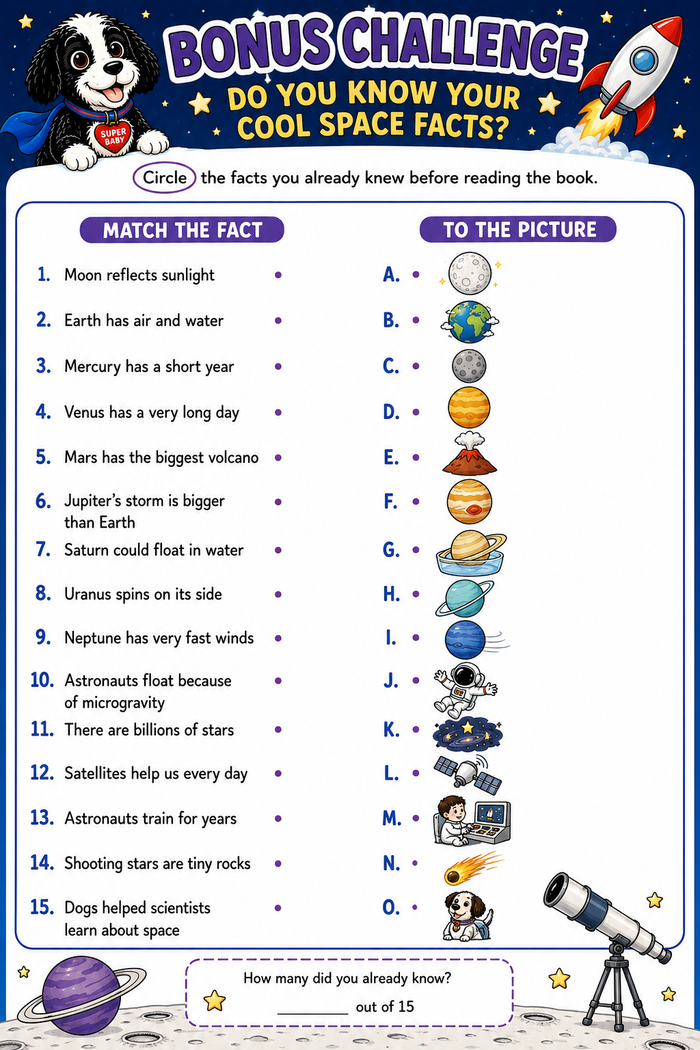 Space Facts Bonus Challenge preview