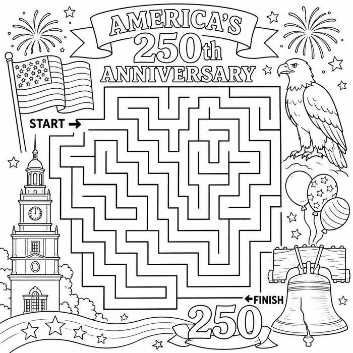 America’s 250th Maze preview