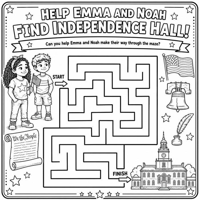 Independence Hall Maze preview