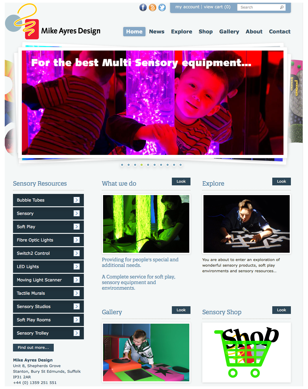 a website for the best multi sensory equipment