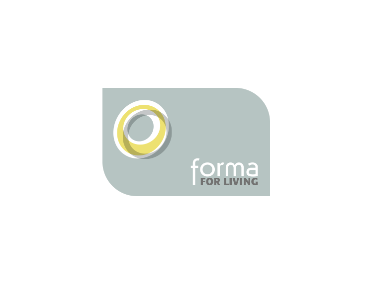 a logo for a company called forma for living