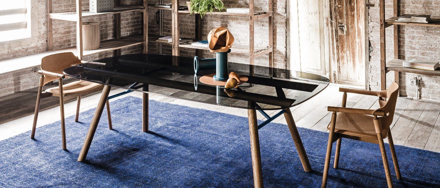 Midj - Suoite Table Smoked Glass