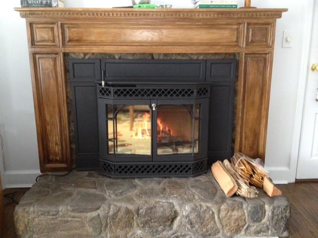 fireplace installed by ener-g tech, inc.