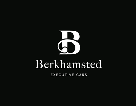 A black and white logo for berkhamsted executive cars