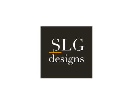 A logo for a company called slg designs