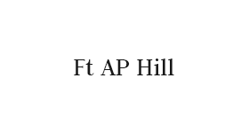 The logo for ft ap hill is on a white background.