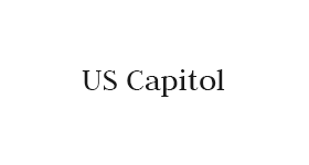 The us capitol logo is on a white background.