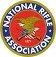A logo for national rifle association
