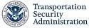 The logo for the transportation security administration is shown on a white background.