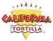 The logo for california tortilla is yellow and red.