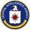 A logo for the central intelligence agency with a shield and eagle.