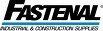 A close up of a fastenal logo on a white background.