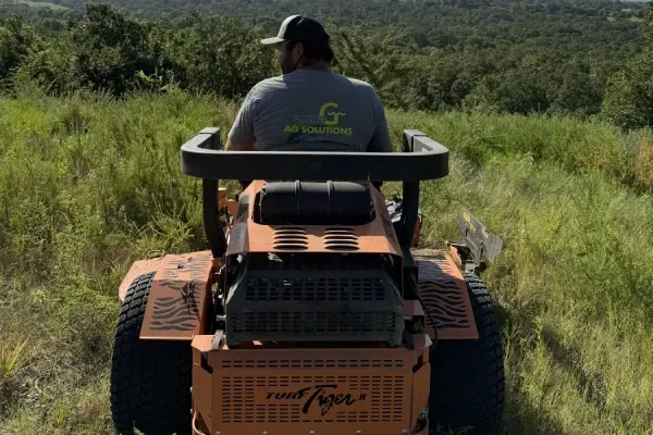 Land brush clearing in Sherman TX