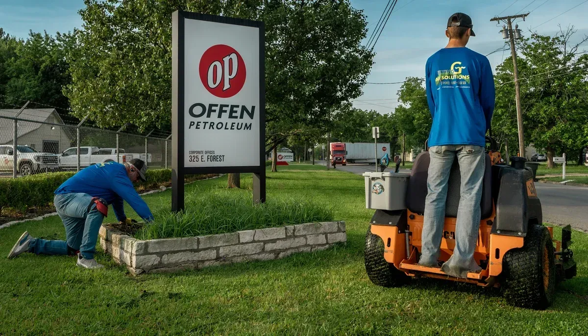 landscape maintenance work texoma