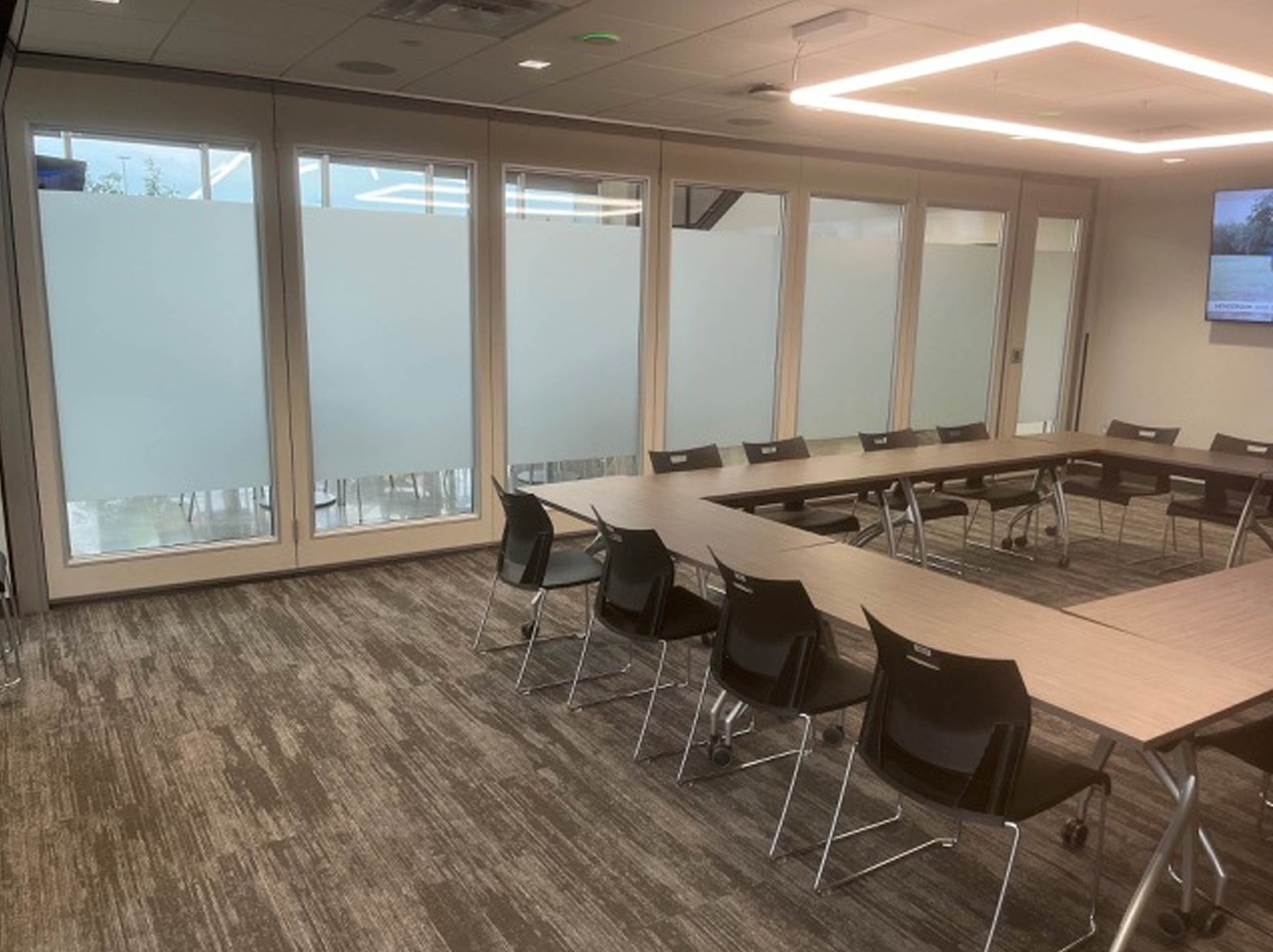 Movable Glass Wall On The Gray Room — Rockland, MA — Allied Products Group