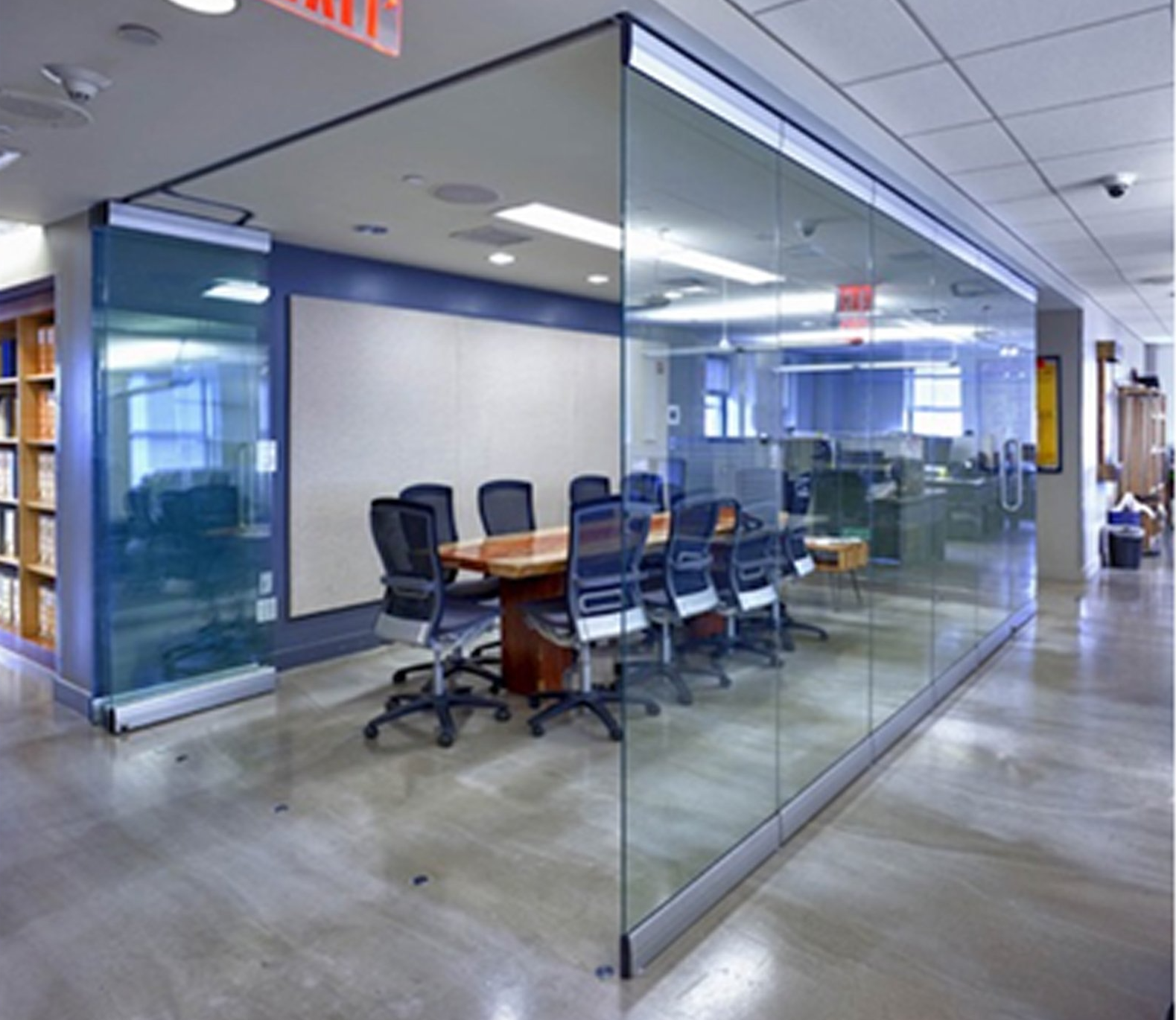 Movable Glass Wall On The Meeting Room — Rockland, MA — Allied Products Group