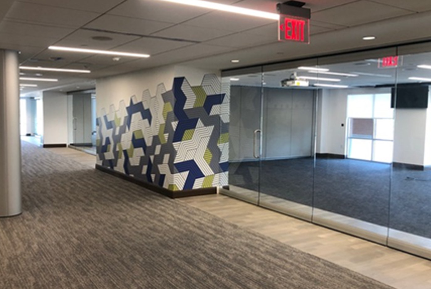 Movable Glass Wall On The Hallway — Rockland, MA — Allied Products Group