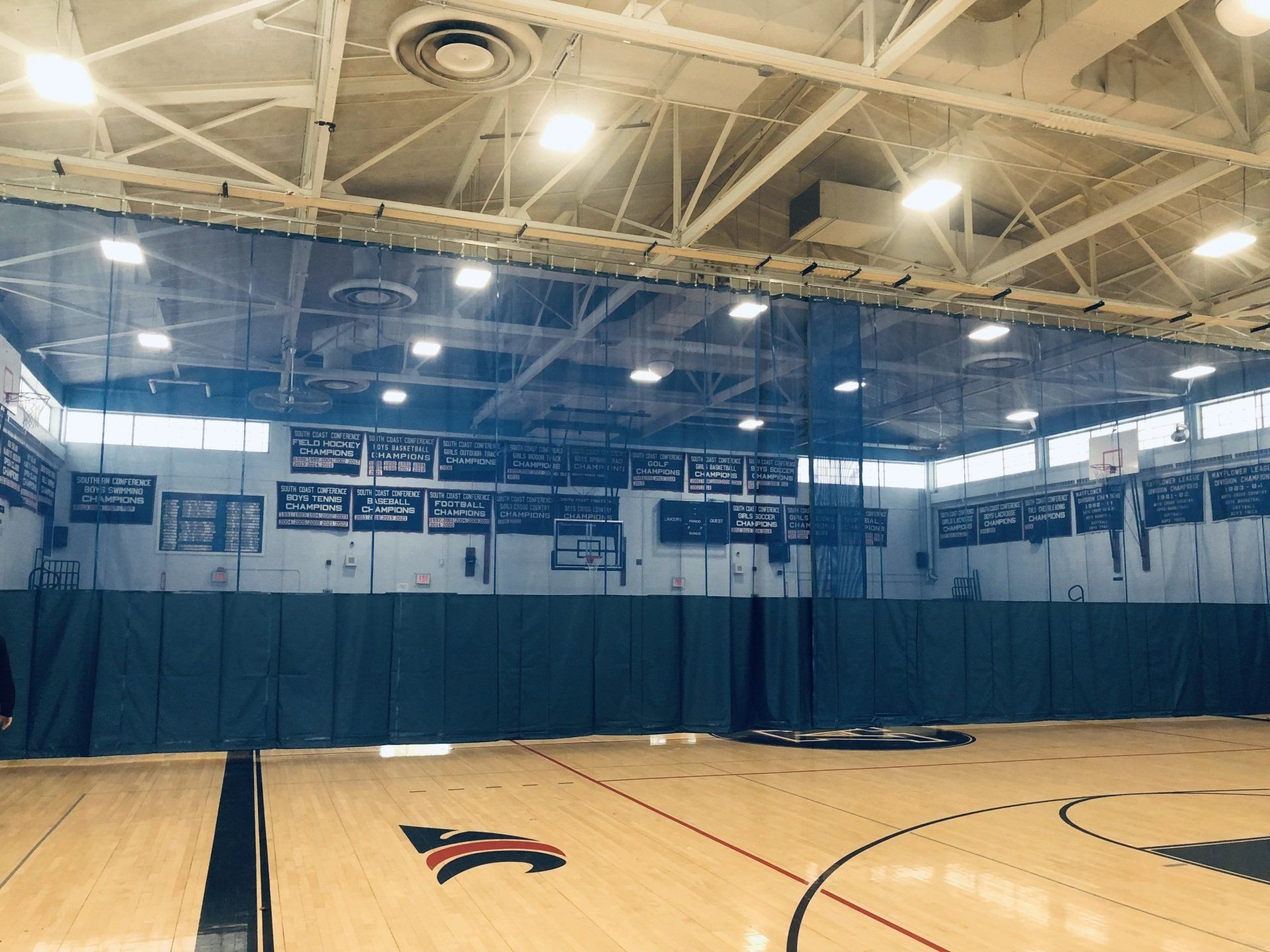 Gym With Divider Curtain — Rockland, MA — Allied Products Group