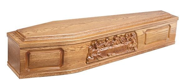 Last Supper casket