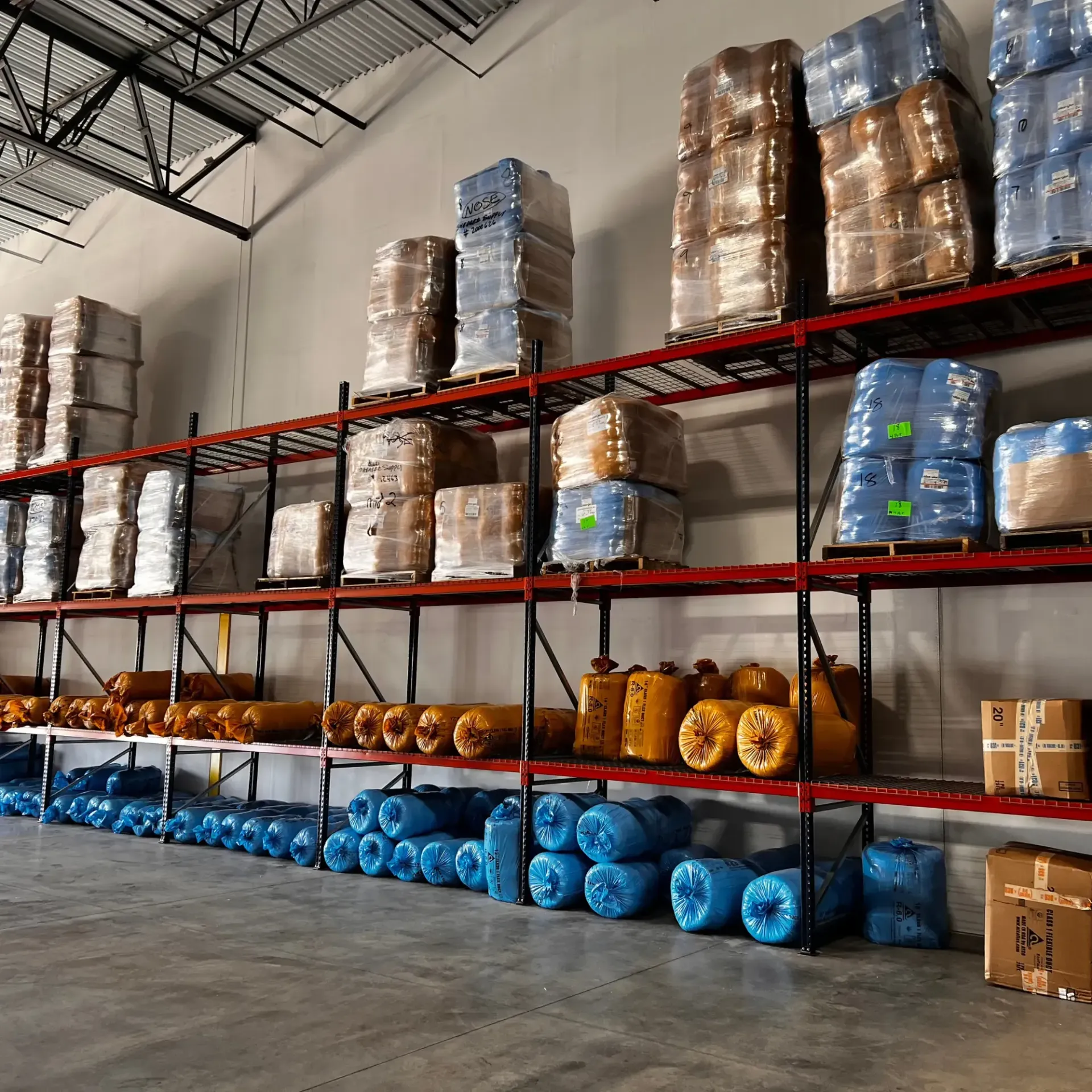 Raymond Lopez Services, LLC. Heating & Air - A warehouse filled with lots of boxes and shelves