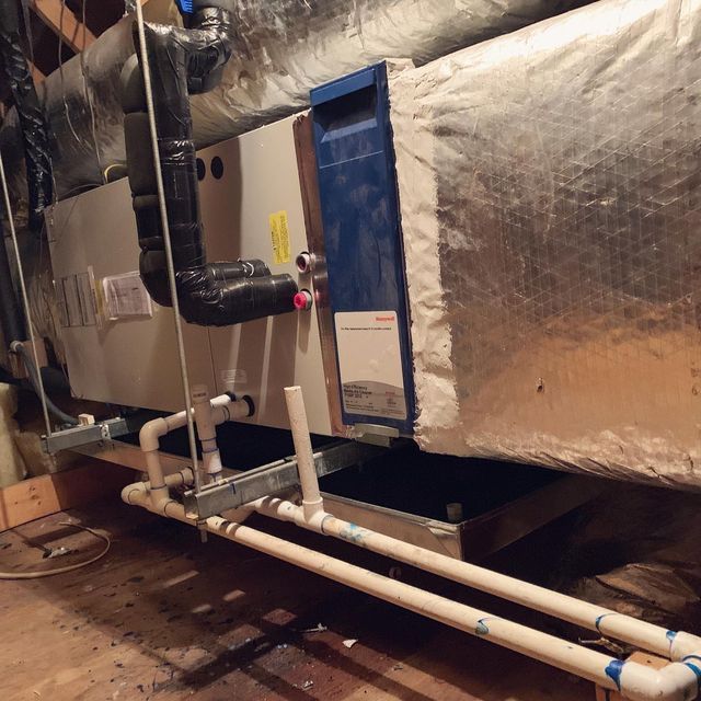 heating furnace installed