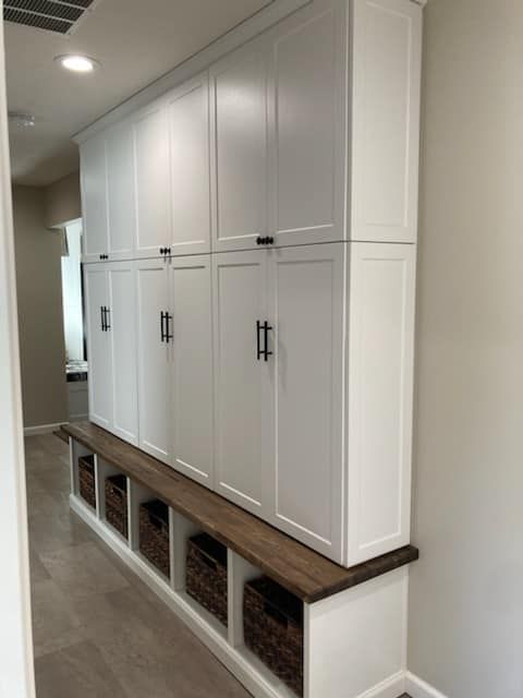 Custom White Cabinets