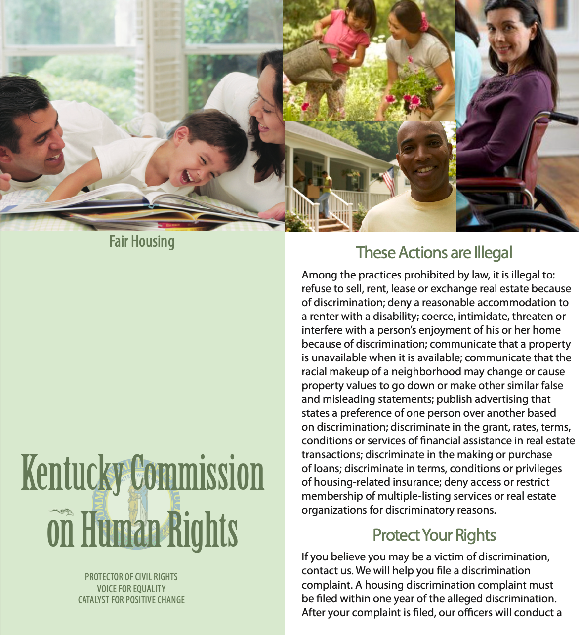 Kentucky Fair Housing Brochure
