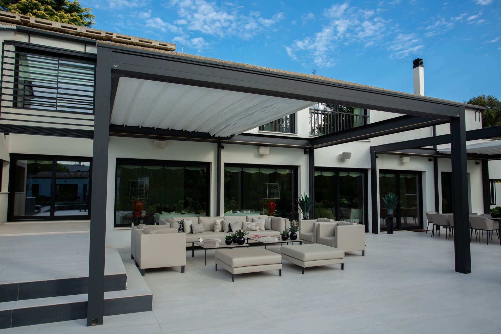 pergotenda in alluminio