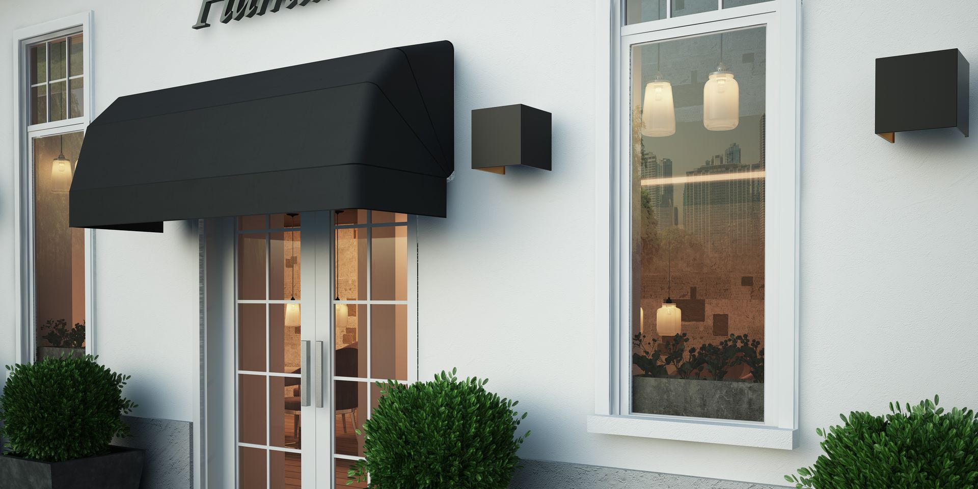 tenda esterna negozio