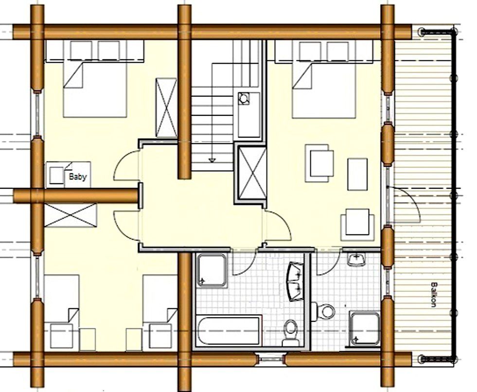Golden Eagle Upstairs Layout