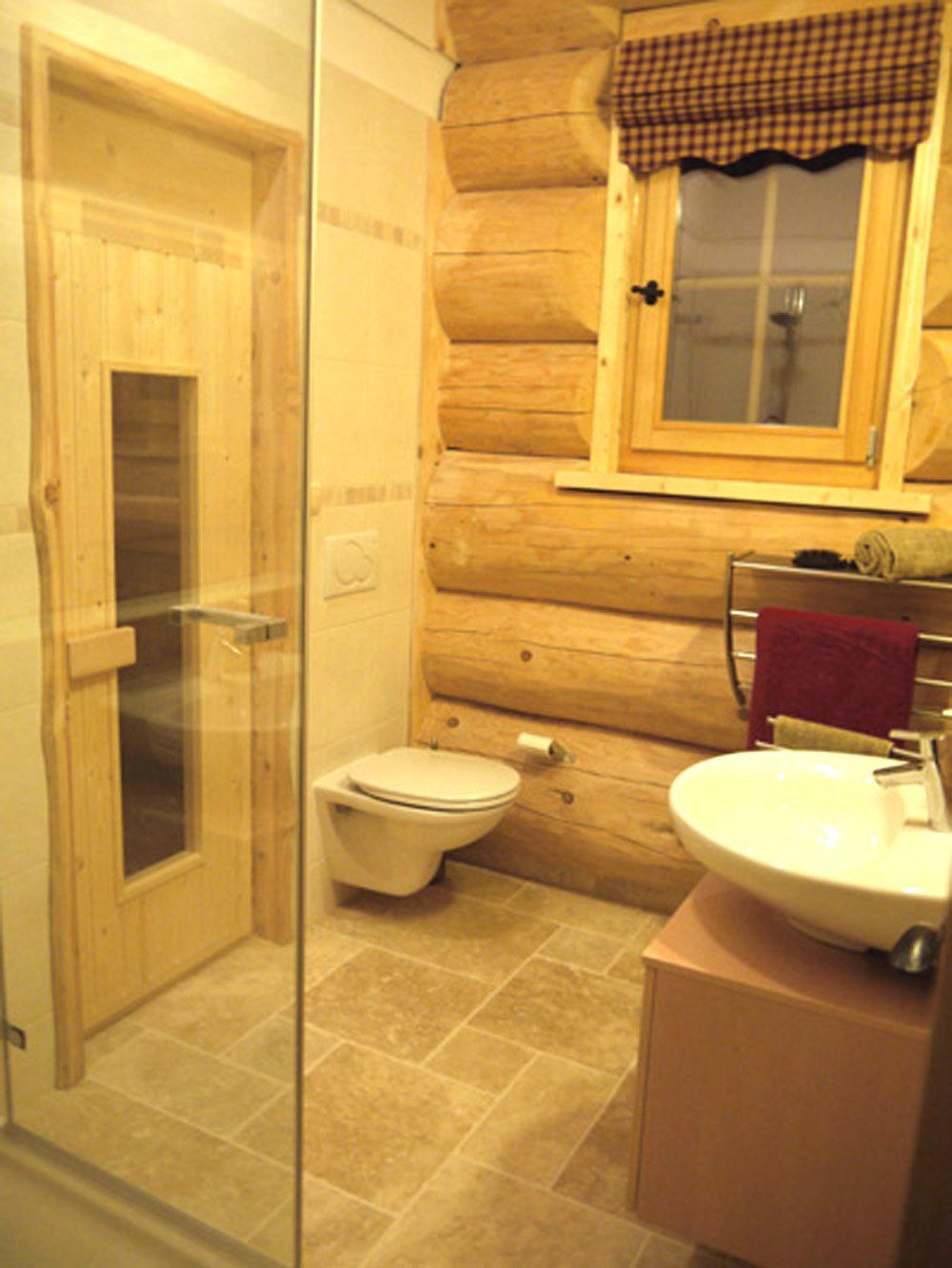 Golden Eagle Bathroom with Sauna