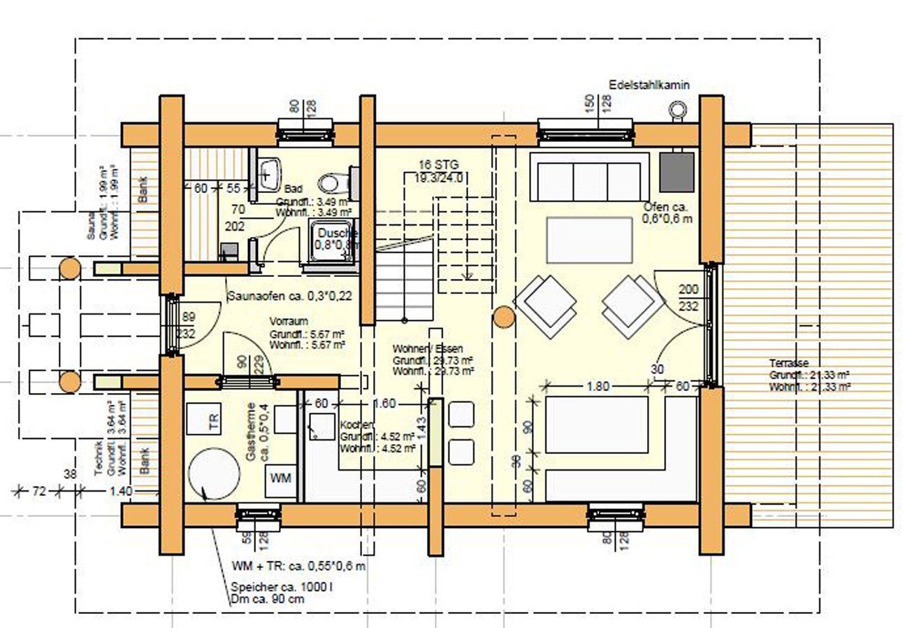 Sleepy Bear Downstairs Layout