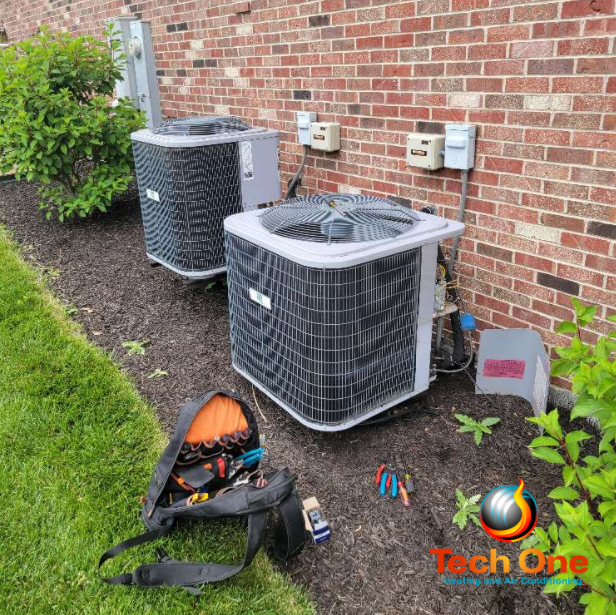 Two Air Conditioners — Saint John, IN — Tech One Heating and AC