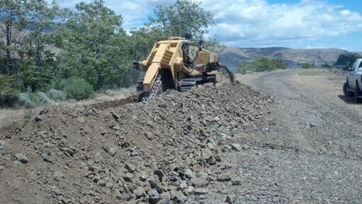 Digging A Trench in Oregon - Lancaster Trenching Inc.