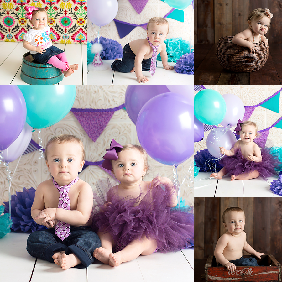 Twins with blue eyes collage — Pearland, TX — Sara Hunt Photography Twins with blue eyes collage — Pearland, TX — Sara Hunt Photography