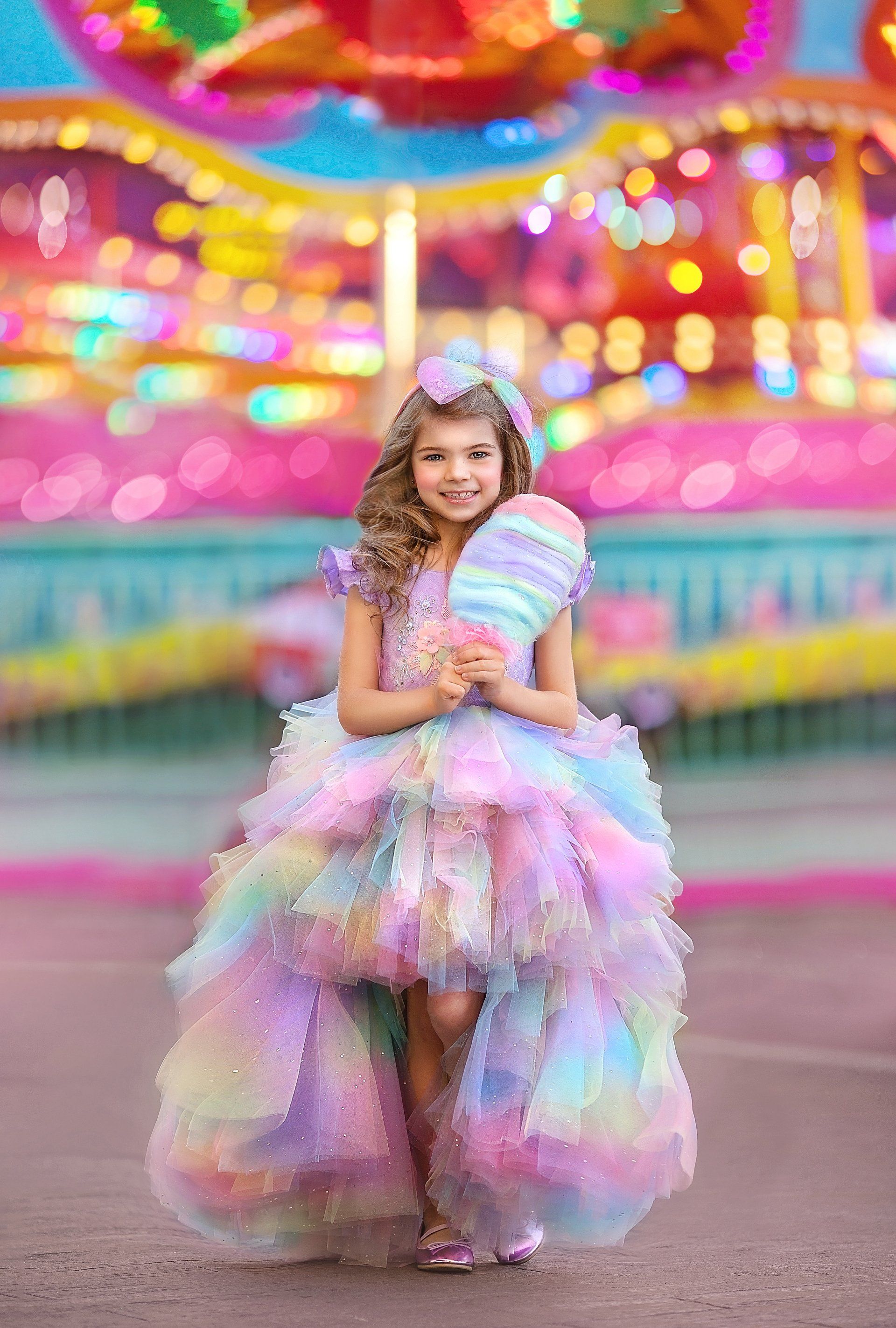 Little girl in mermaid costume — Pearland, TX — Sara Hunt Photography