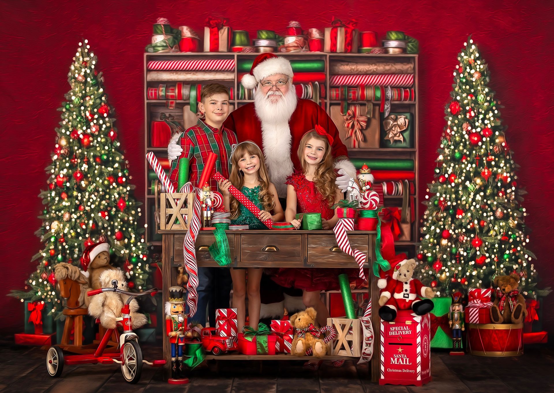 Blonde girls both holding a star wand — Pearland, TX — Sara Hunt Photography