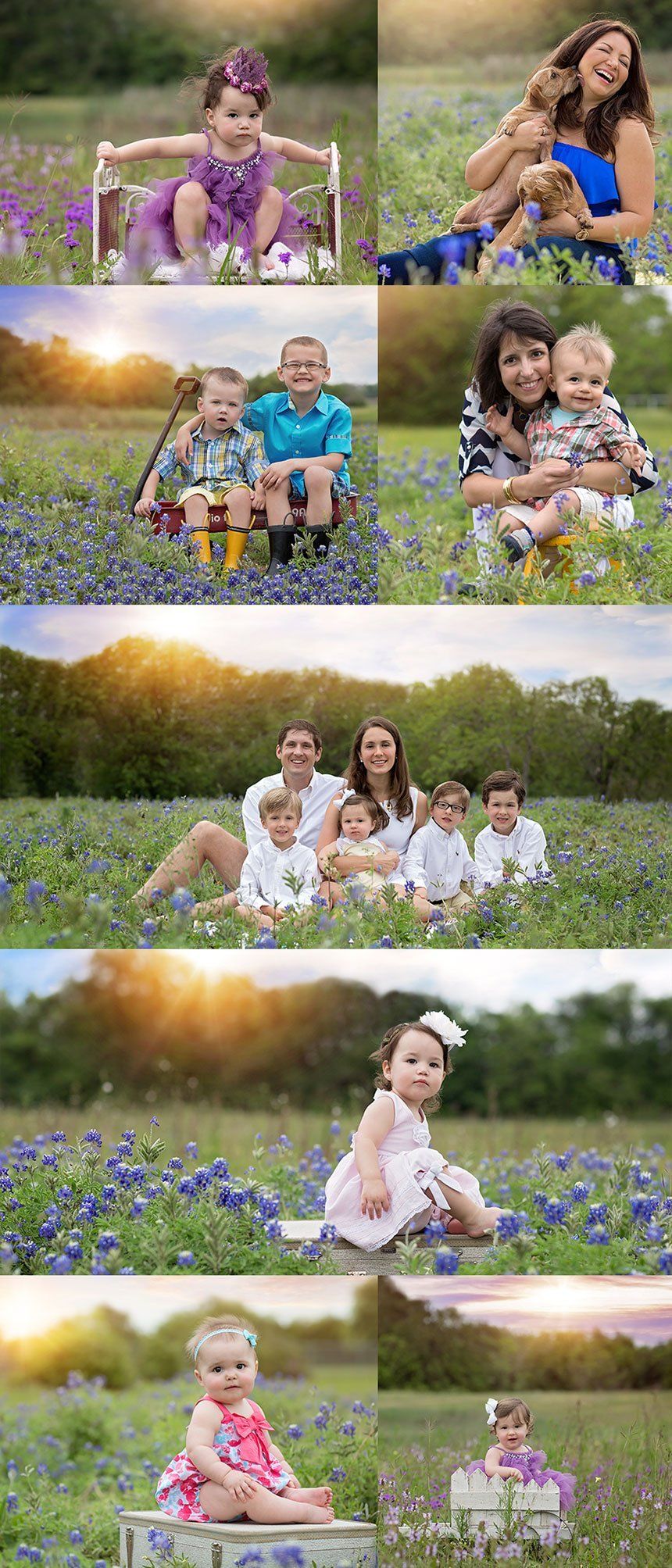 Family collage with their dogs — Pearland, TX — Sara Hunt Photography Family collage with their dogs — Pearland, TX — Sara Hunt Photography