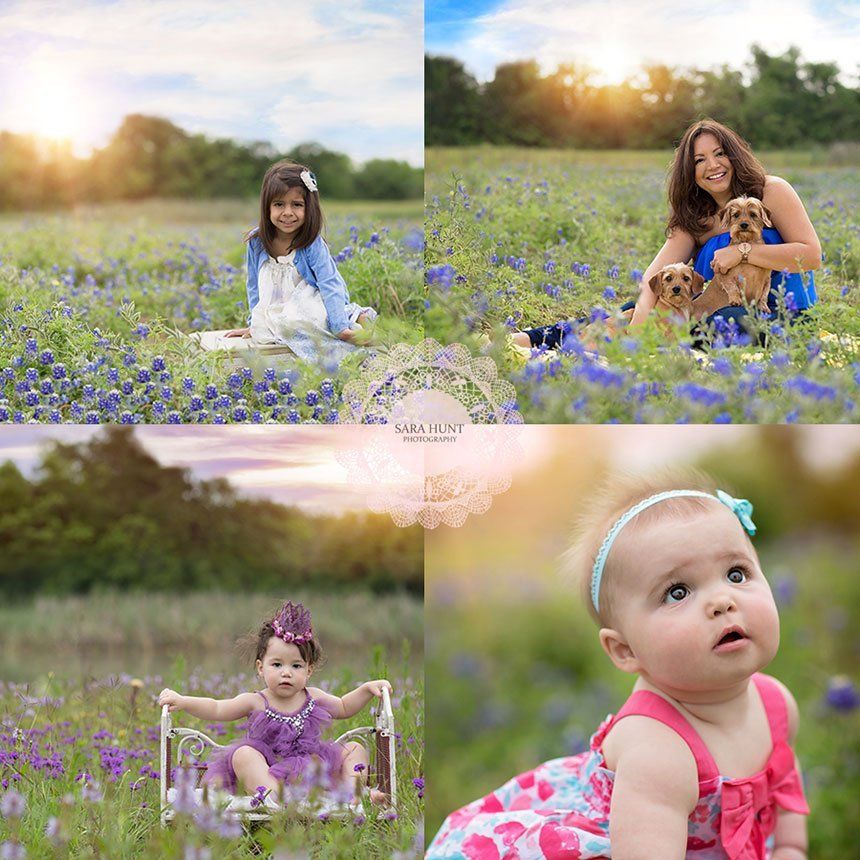 Family collage with their two dogs — Pearland, TX — Sara Hunt Photography Family collage with their two dogs — Pearland, TX — Sara Hunt Photography