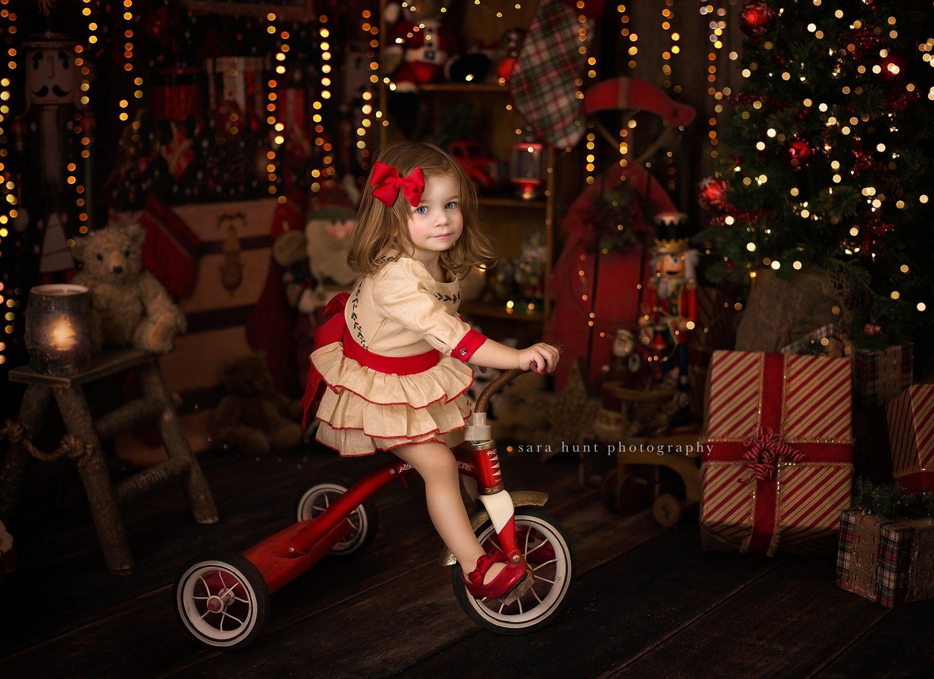 Little girl riding a bicycle — Pearland, TX — Sara Hunt Photography