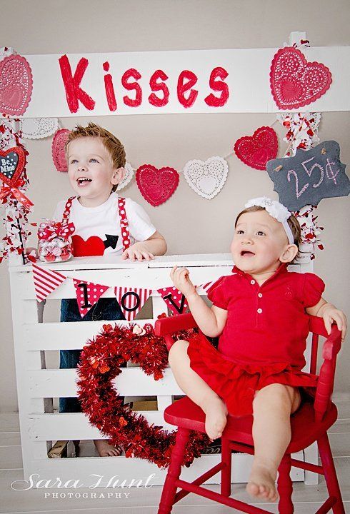 Mr. Valentine Photo Maker — Young Boy and Baby Girl in Pearland, TX Mr. Valentine Photo Maker — Young Boy and Baby Girl in Pearland, TX